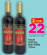 Four Special Red Wine-2 x 750ml