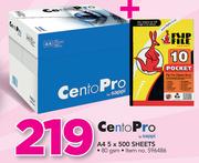 CentoPro A4 5x500 Sheets 80gsm