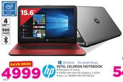 HP 15.6" Intel Celeron Notebook-Each