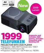 Telefunken Projector With DVD Player