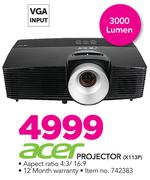 Acer Projector X113P