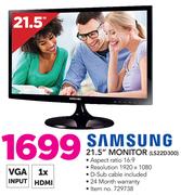 Samsung 21.5" Monitor LS22D300