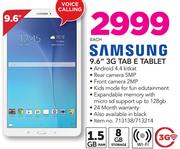 Samsung 9.6" 3G Tab E Tablet
