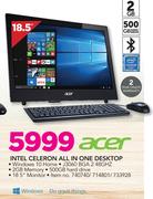 Acer Intel Celeron All In One Desktop