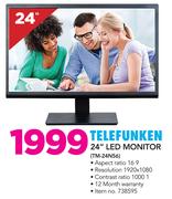 Telefunken 24" LED Monitor TM-24N56