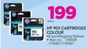 HP 903 Cartridges Colour-Each