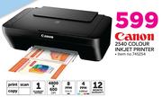 Canon 2540 Colour Inkjet Printer