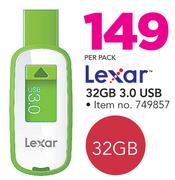 Lexar 32GB 3.0 USB-Per Pack