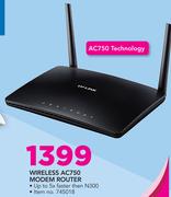 TP-Link Wireless AC750 Modem Router