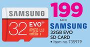 Samsung 32GB Evo SD Card