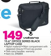 Volkano 15.6" Office Series Black Laptop Case
