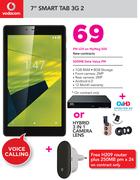 Vodacom 7" Smart Tab 3G 2-On MyMeg 500