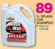 Shield 5Ltr Splash Car Shampoo