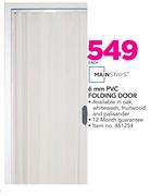 Mainstays 6mm PVC Folding Door
