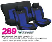 Stingray Rally Sport Car Seat Cover Set-Per Set