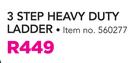 Home Quip 3 Step Heavy Duty Ladder