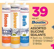 Bostik Assorted Silicone Sealants-Per Set
