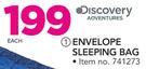 Discovery Adventures Envelope Sleeping Bag