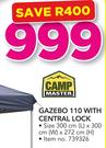 Camp Master Gazebo 110 With Central Lock