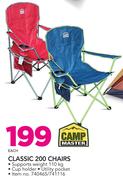 Camp Master Classic 200 Chairs-Each