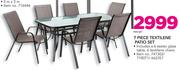 Out&About 7 Piece Textilene Patio Set-Per Set