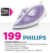 Philips Steam Iron GC1418