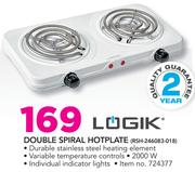 Logik Double Spiral Hotplate RSH-246083-018
