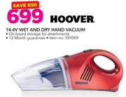 Hoover 14.4V Wet And Dry Hand Vacuum