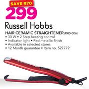 Russell Hobbs Hair Ceramic Straightener RHS-006
