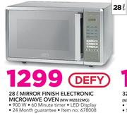 Defy 28Ltr Mirror Finish Electronic Microwave Oven MW M2822MG