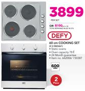 Defy 60Cm Cooking Set S S DBO461