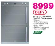Defy Metallic Gourmet Double Oven DBO468