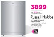 Russell Hobbs 12 Place Metallic Dishwasher