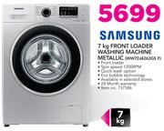 Samsung 7Kg Front Loader Washing Machine Metallic WW70J4263GS F