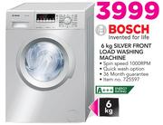 Bosch 6Kg Silver Front Load Washing Machine