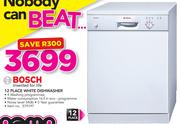 Bosch 12 Place White Dishwasher