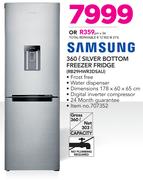 Samsung 360Ltr Silver Bottom Freezer Fridge RB29HWR3DSAU