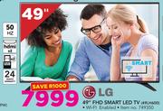 LG 49" FHD Smart LED TV 49LH600