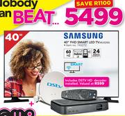 Samsung 40" FHD Smart LED TV 40J5200