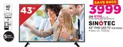 Sinotec 43" FHD LED TV 43E3000G
