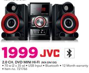 JVC 2.0 Channel DVD Mini Hi-Fi MX-DN100