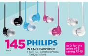 Philips In Ear Headphones-Each