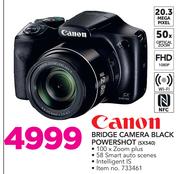 Canon Bridge Camera Black Powershot SX540