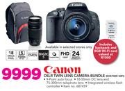 Canon DSLR Twin Lens Camera Bundle EOS700D WiFI
