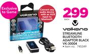 Volkano Streamline Bluetooth Adaptor Black VK-30004