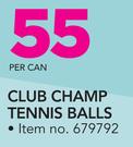 Dunlop Club Champ Tennis Balls-Per Can
