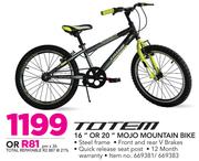 ToTem 16" Or 20" Mojo Mountain Bike