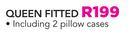 Sheraton Queen Polycotton Fitted Sheets