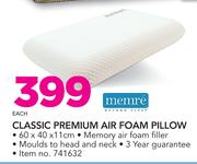 Memre Classic Premium Air Foam Pillow
