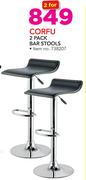Corfu 2 Pack Bar Stools-For 2